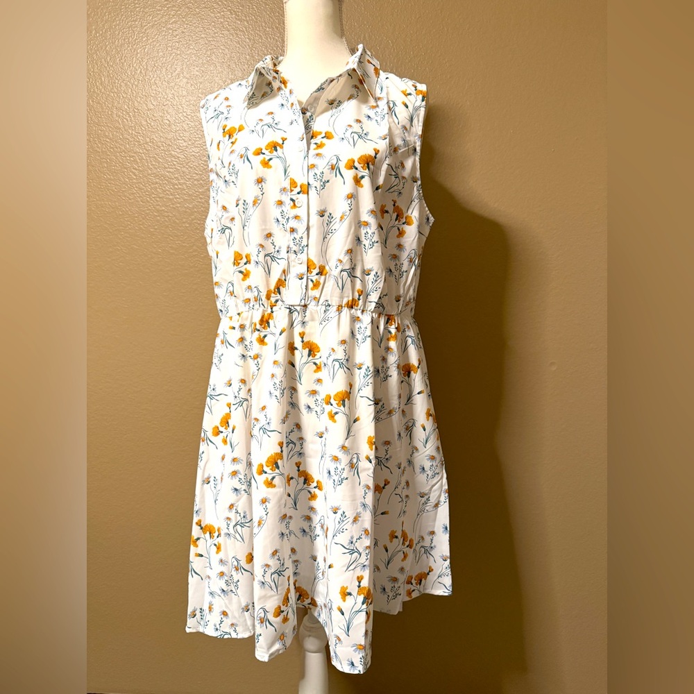 NWT Lightweight Floral Dress XL